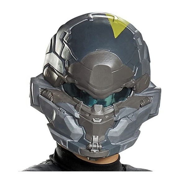 HALO Infinite Spartan Locke Muscle Suit Mask Boys Halloween Costume Childs S 4-6 - Picture 4 of 7